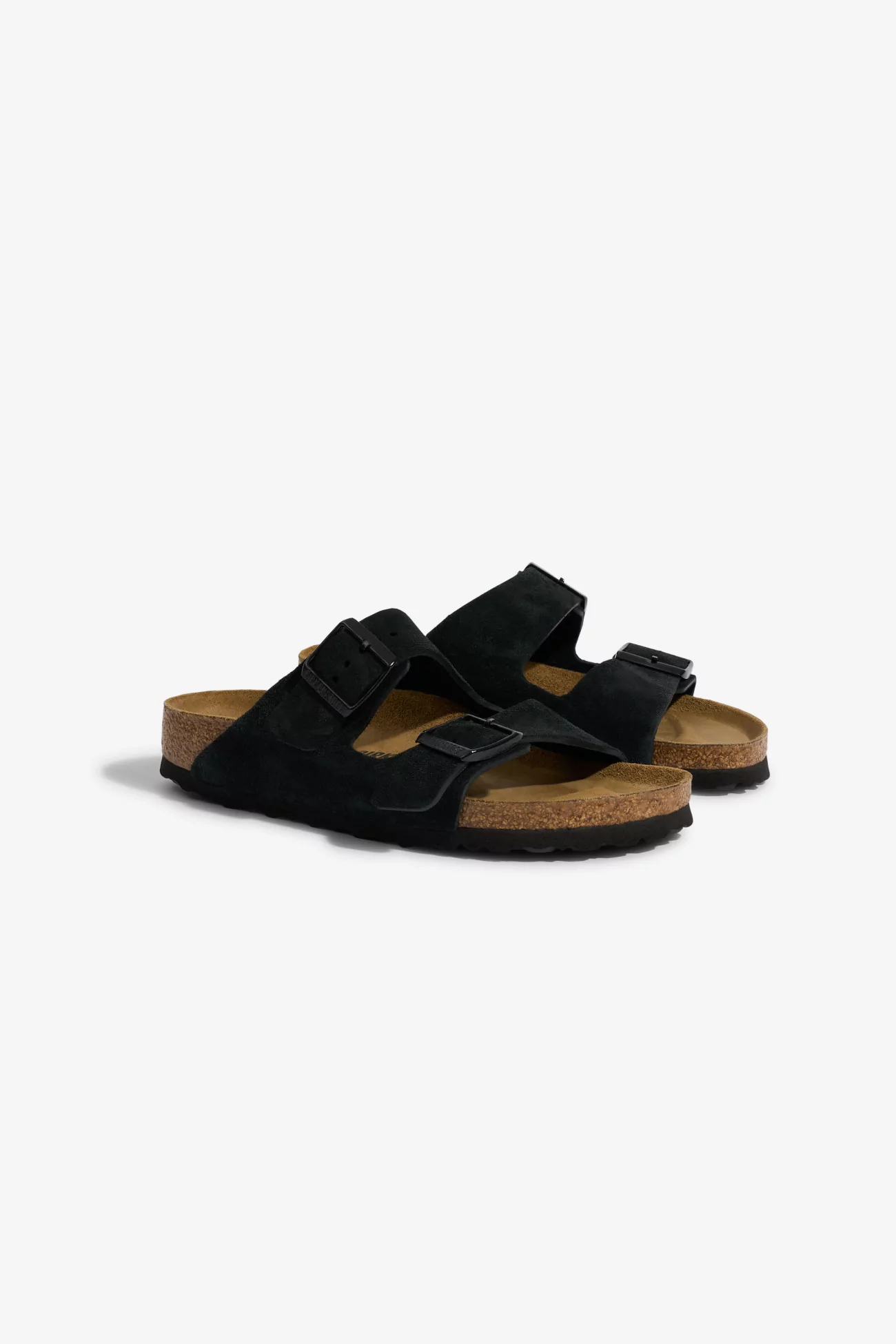 Birkenstock Arizona Soft Footbed Suede Sandals – Black | Centre Commercial