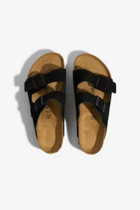 Birkenstock Arizona Soft Footbed Suede Sandals – Black | Centre Commercial