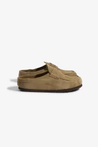 Birkenstock Naples Wrapped Suede Leather Loafers – Taupe | Centre Commercial