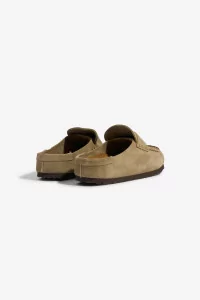 Birkenstock Naples Wrapped Suede Leather Loafers – Taupe | Centre Commercial