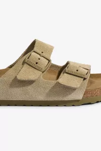 Birkenstock Arizona Suede Leather Sandals – Faded Khaki | Centre Commercial