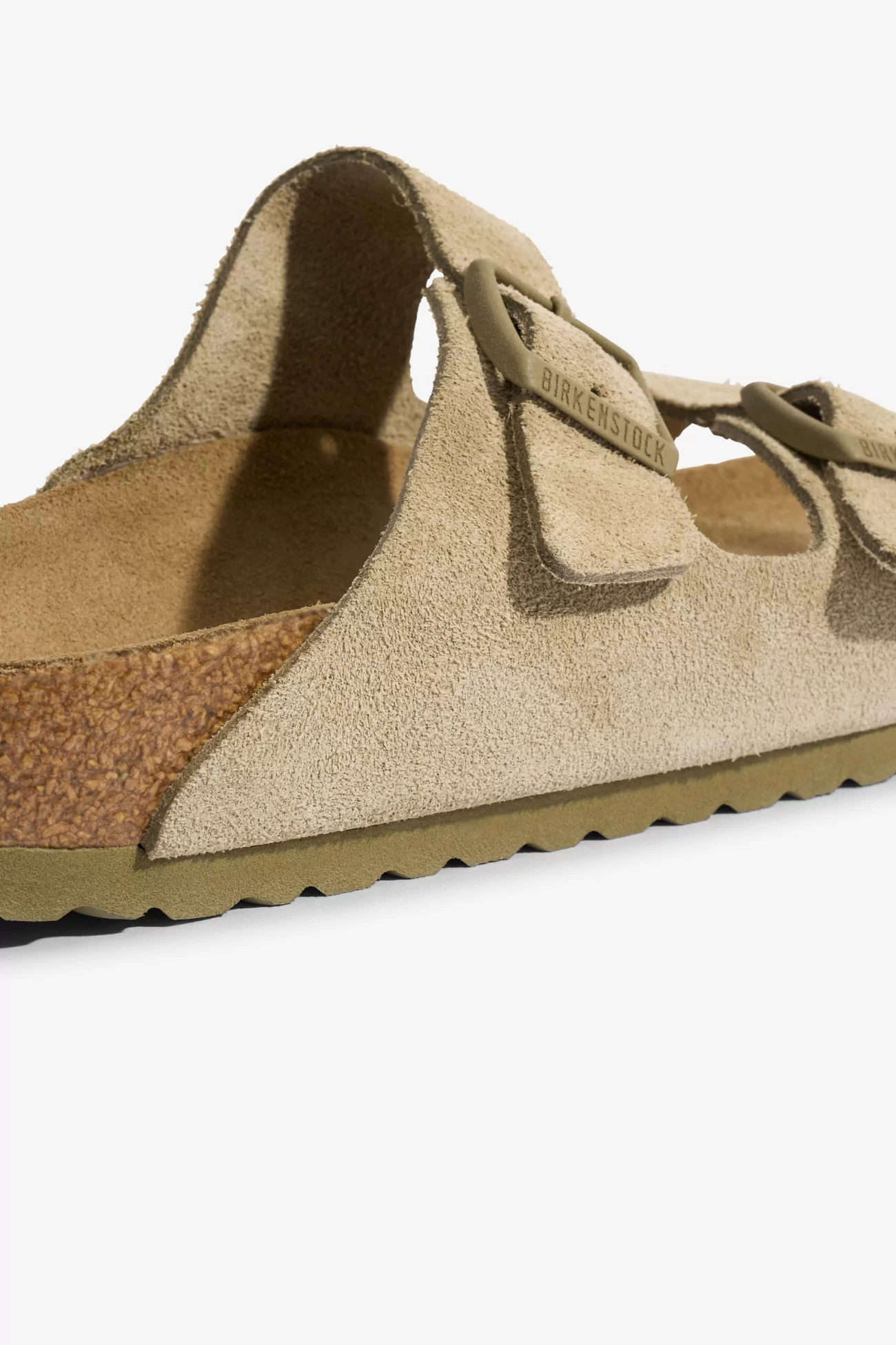 Birkenstock Arizona Suede Leather Sandals – Faded Khaki | Centre Commercial