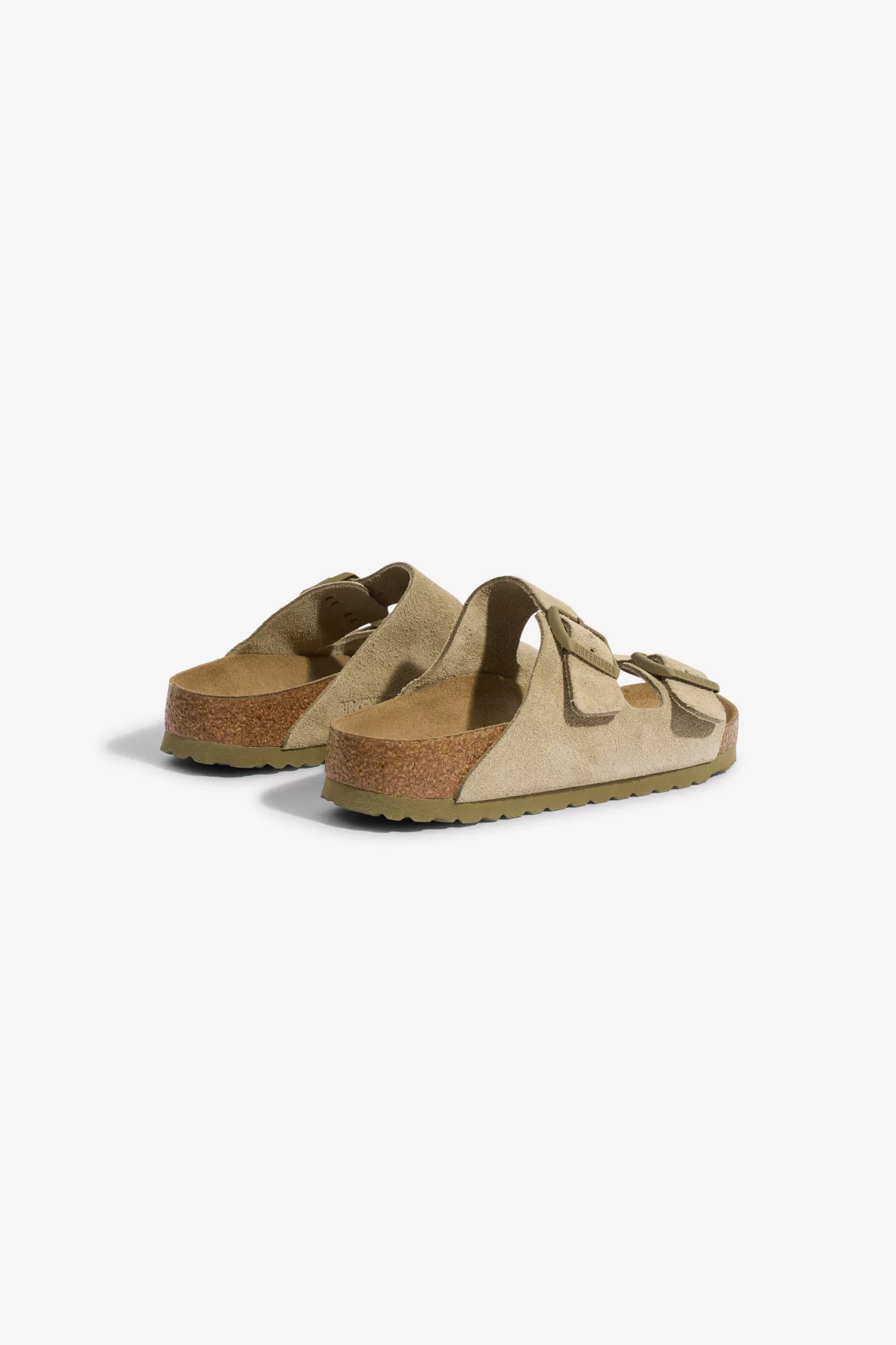 Birkenstock Arizona Suede Leather Sandals – Faded Khaki | Centre Commercial