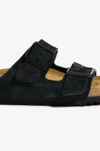 Birkenstock Arizona Soft Footbed Suede Sandals – Black | Centre Commercial