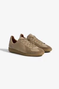 Reproduction Of Found German Military Trainer Sneakers – Beige Khaki | Centre Commercial