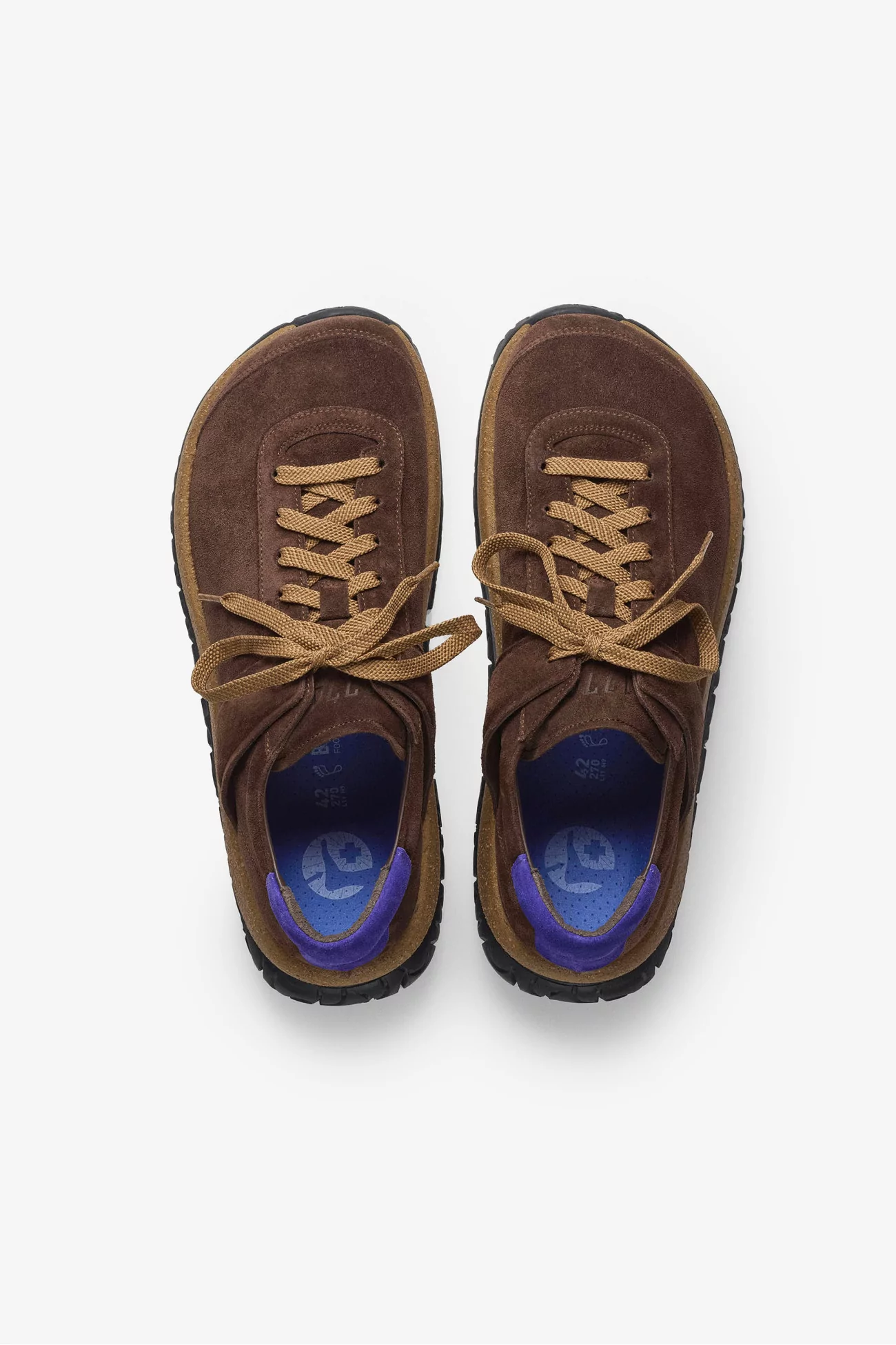 Men's 1774 Stroedt Suede Leather Sneakers – Marone | Centre Commercial