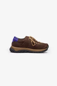 Men's 1774 Stroedt Suede Leather Sneakers – Marone | Centre Commercial