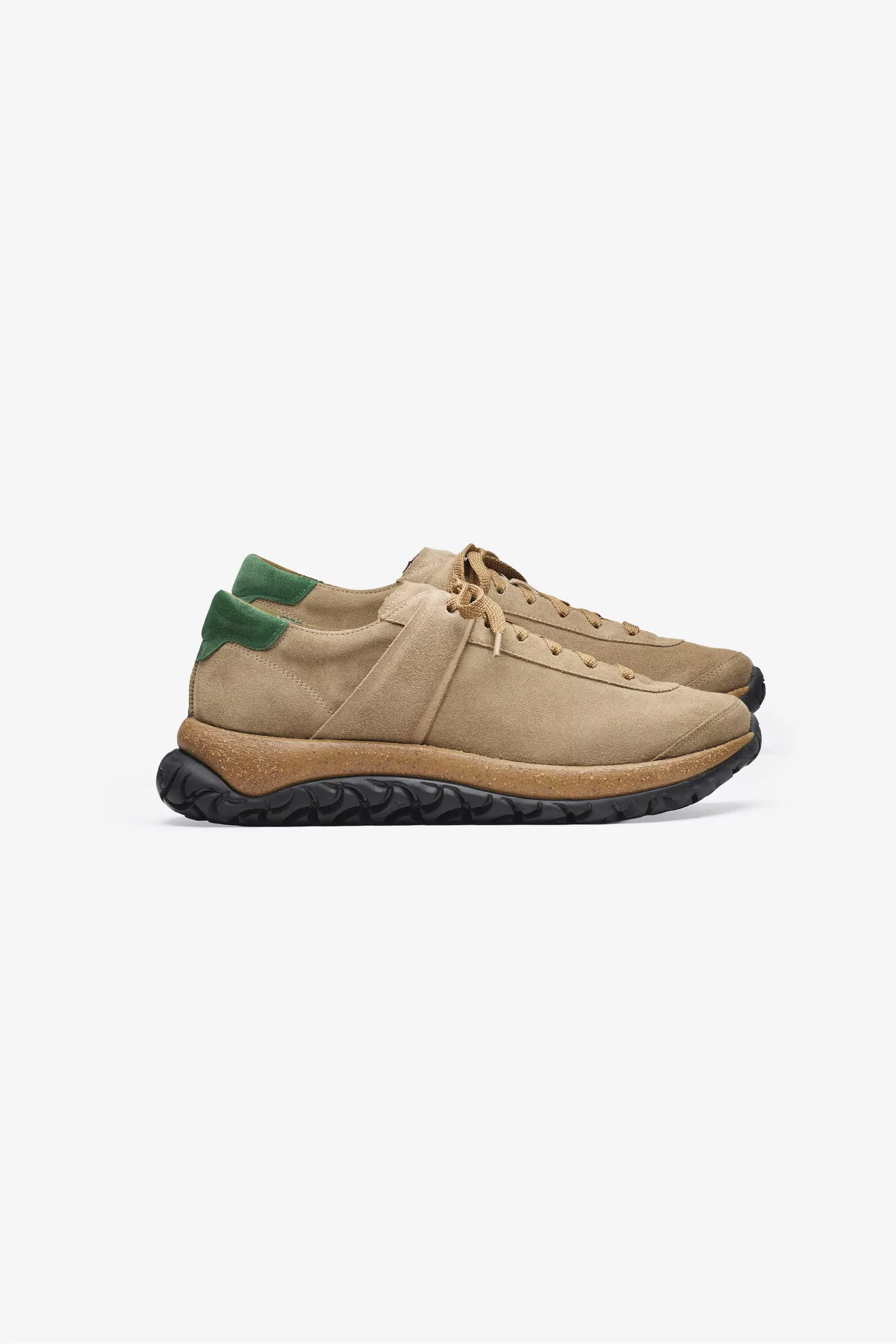 1774 BIRKENSTOCK Stroedt Suede Leather Sneakers – Taupe