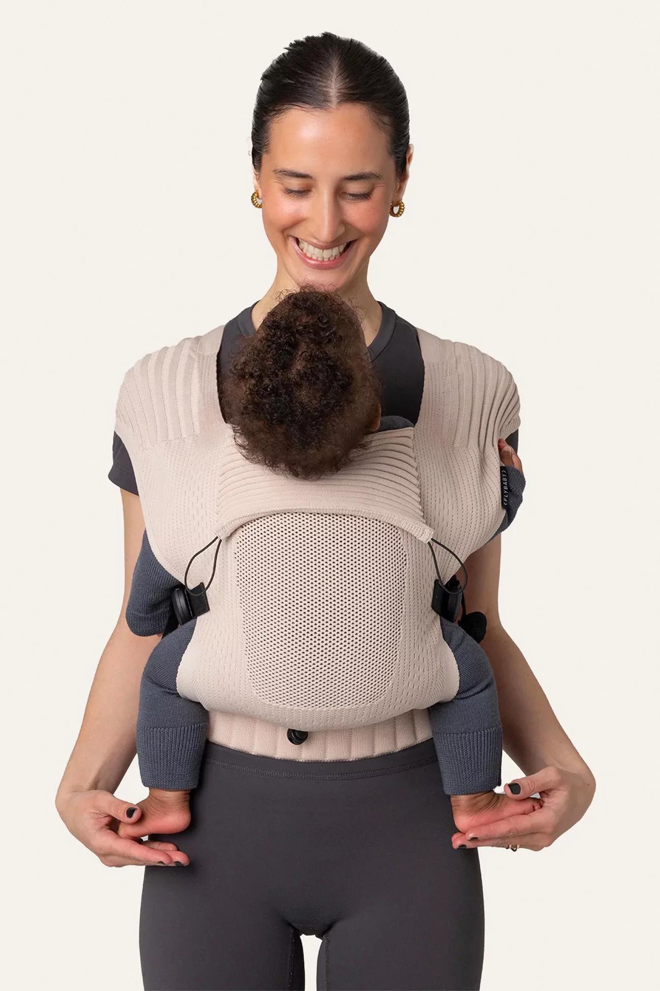 Flybaby 3D Recycled Polyester Baby Carrier – Nude | Centre Commercial