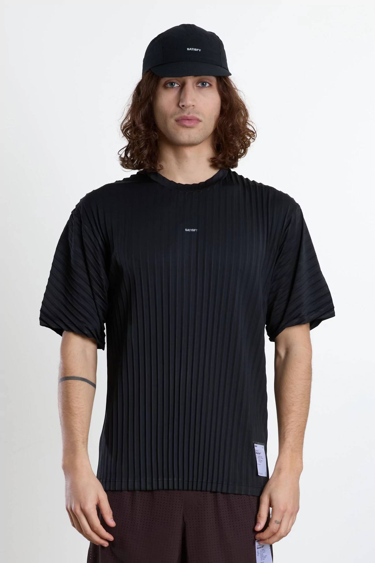 Men's Pleated Running T-Shirt AuraLite – Black | Centre Commercial
