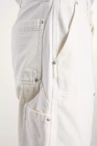 Soft Double Knee Brushed Cotton Pant – Ecru | Centre Commercial