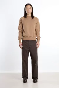 Raglan Merino Wool RWS Organic Cotton Sweater – Beige | Centre Commercial