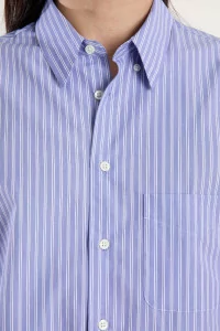 Corporate Striped Poplin Shirt – Blue White | Centre Commercial
