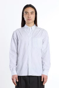 Dad's Shirt Egyptian Cotton – White Blue | Centre Commercial