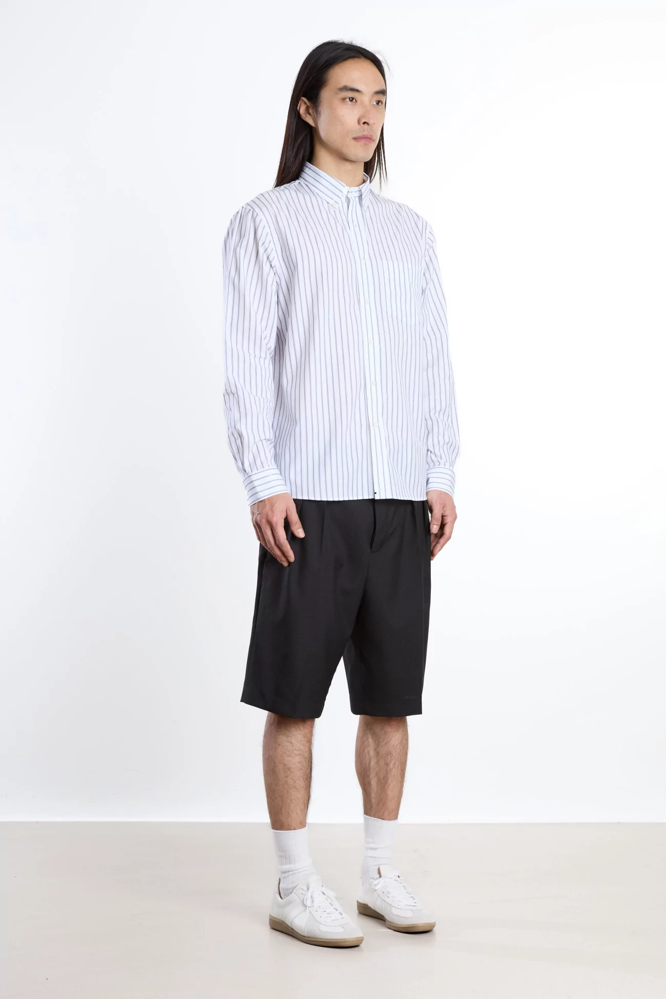 Dad's Shirt Egyptian Cotton – White Blue | Centre Commercial