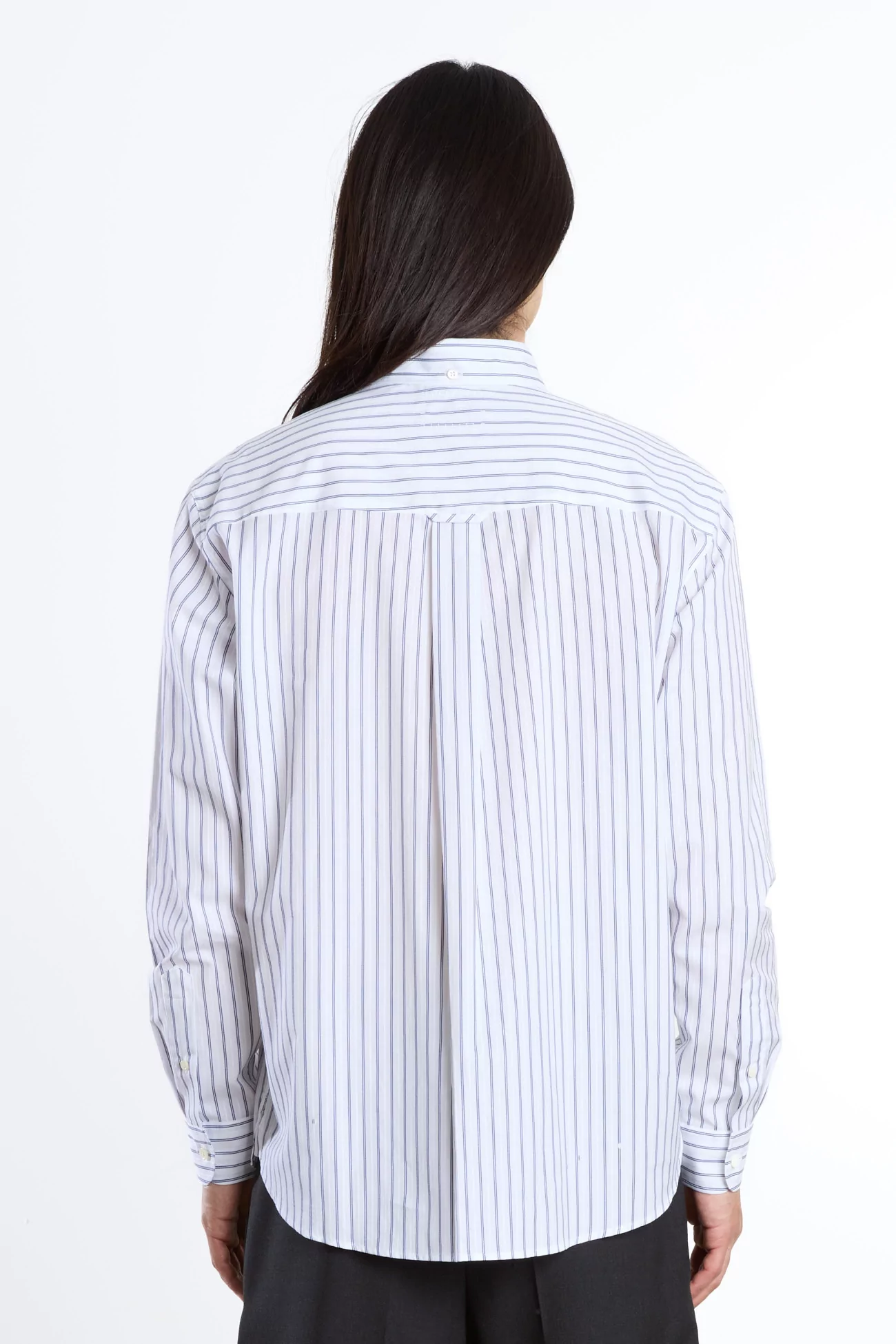 Dad's Shirt Egyptian Cotton – White Blue | Centre Commercial