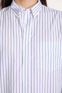 Dad's Shirt Egyptian Cotton – White Blue | Centre Commercial