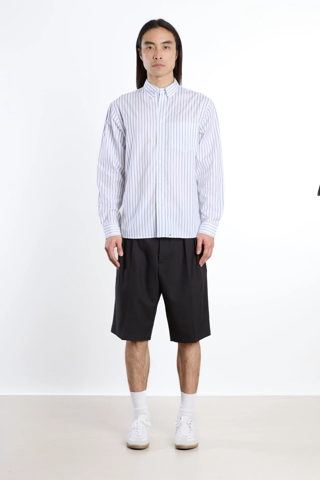 Dad's Shirt Egyptian Cotton – White Blue | Centre Commercial