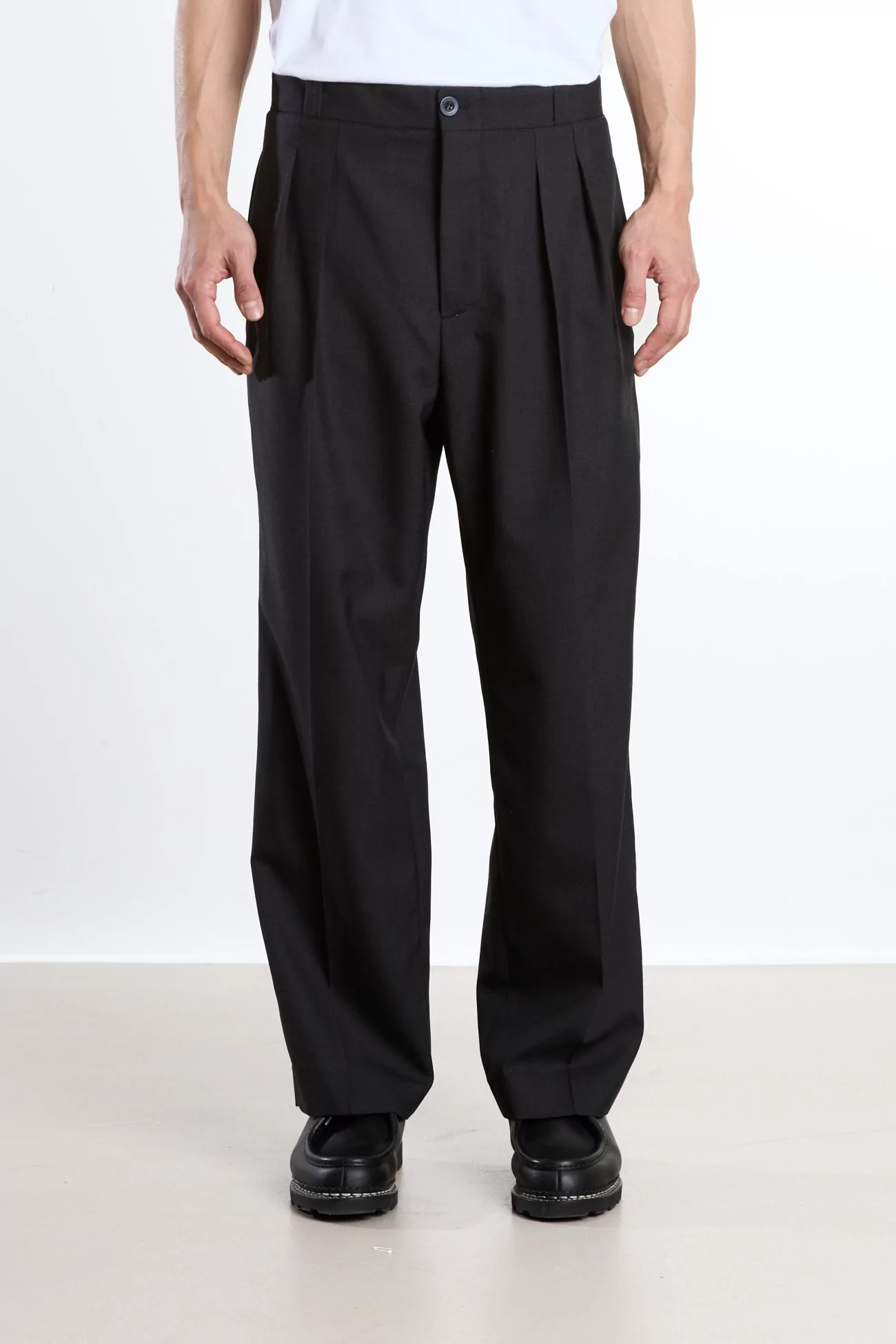 French Military Tropical Wool Trousers – Grey | Centre Commercial
