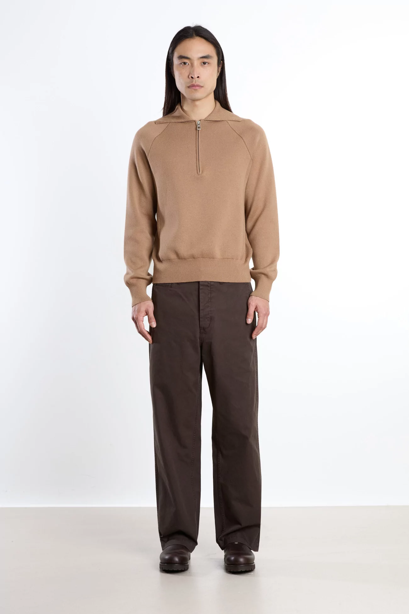 Pantalon Museum Garments Off-Duty Chino Coton – Marron | Centre Commercial