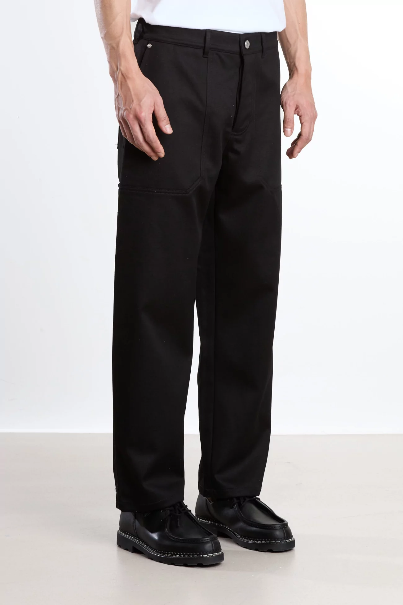 Fatigue Cotton Sateen Pants – Black | Centre Commercial