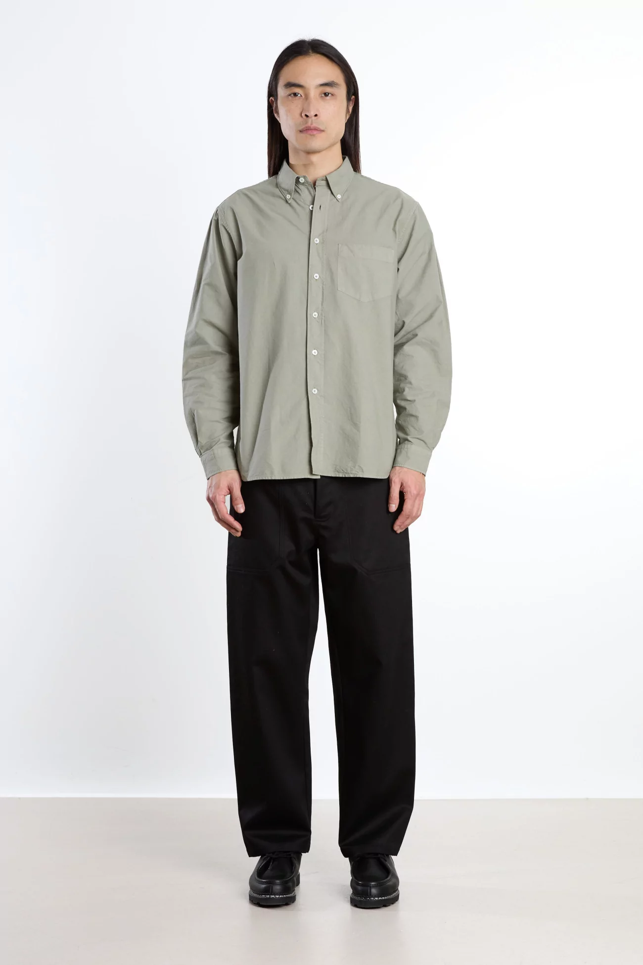 Fatigue Cotton Sateen Pants – Black | Centre Commercial