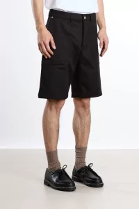 Fatigue Cotton Sateen Shorts – Black | Centre Commercial