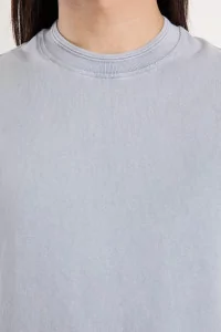 Athletic Recycled Cotton T-shirt – Dry Blue | Centre Commercial