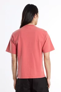 Athletic Recycled Cotton T-shirt – Dry Red | Centre Commercial