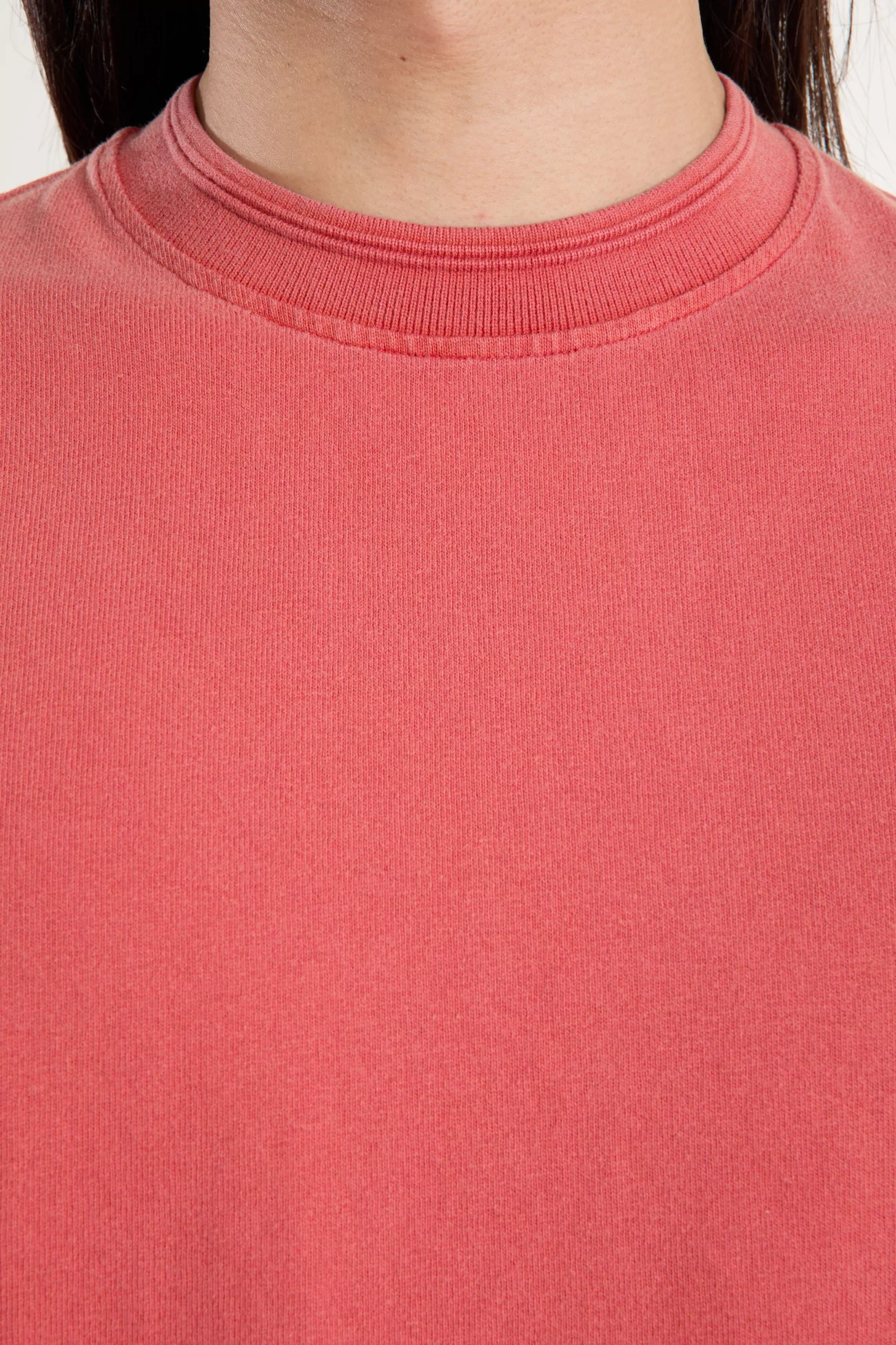 Athletic Recycled Cotton T-shirt – Dry Red | Centre Commercial