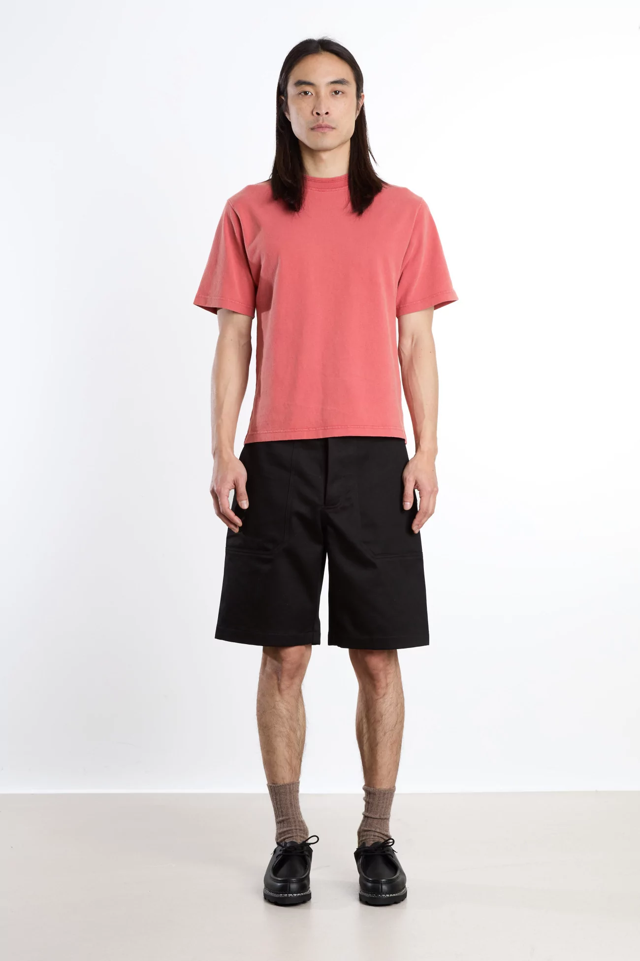 Athletic Recycled Cotton T-shirt – Dry Red | Centre Commercial
