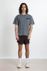 Men's Running T-Shirt Organic Cotton MothTech – Faded Black | Centre Commercial