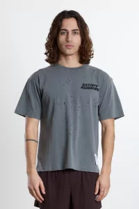 T-shirt Running Homme Coton Bio MothTech – Faded Black | Centre Commercial