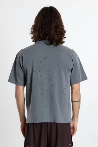 T-shirt Running Homme Coton Bio MothTech – Faded Black | Centre Commercial