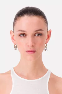 Anila Earrings Justine Clenquet – Gold/Palladium | Centre Commercial