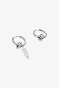 Denise Earrings Justine Clenquet – Palladium | Centre Commercial