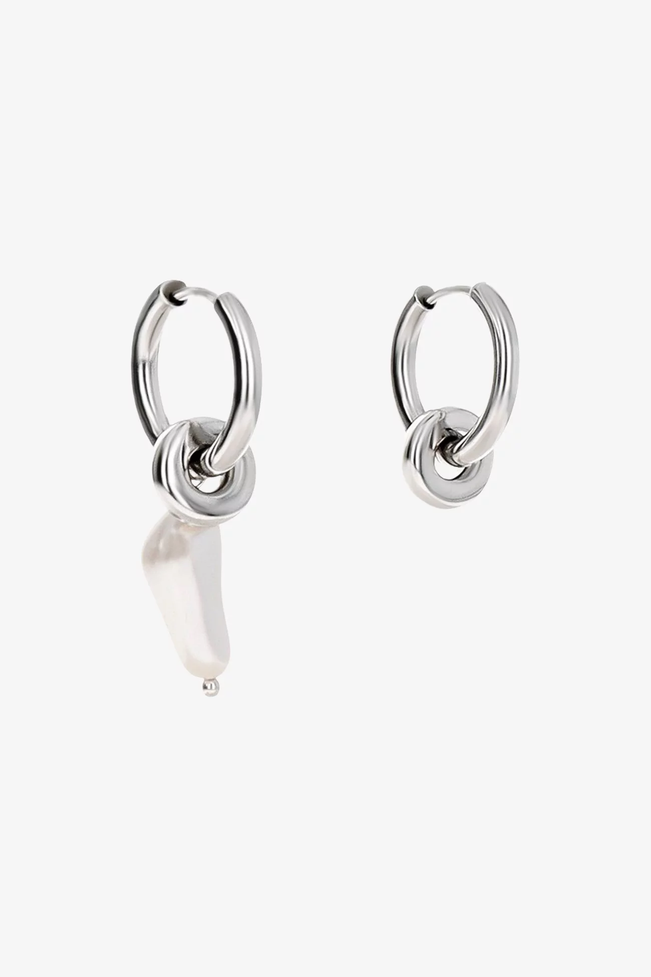 Denise Earrings Justine Clenquet – Palladium | Centre Commercial