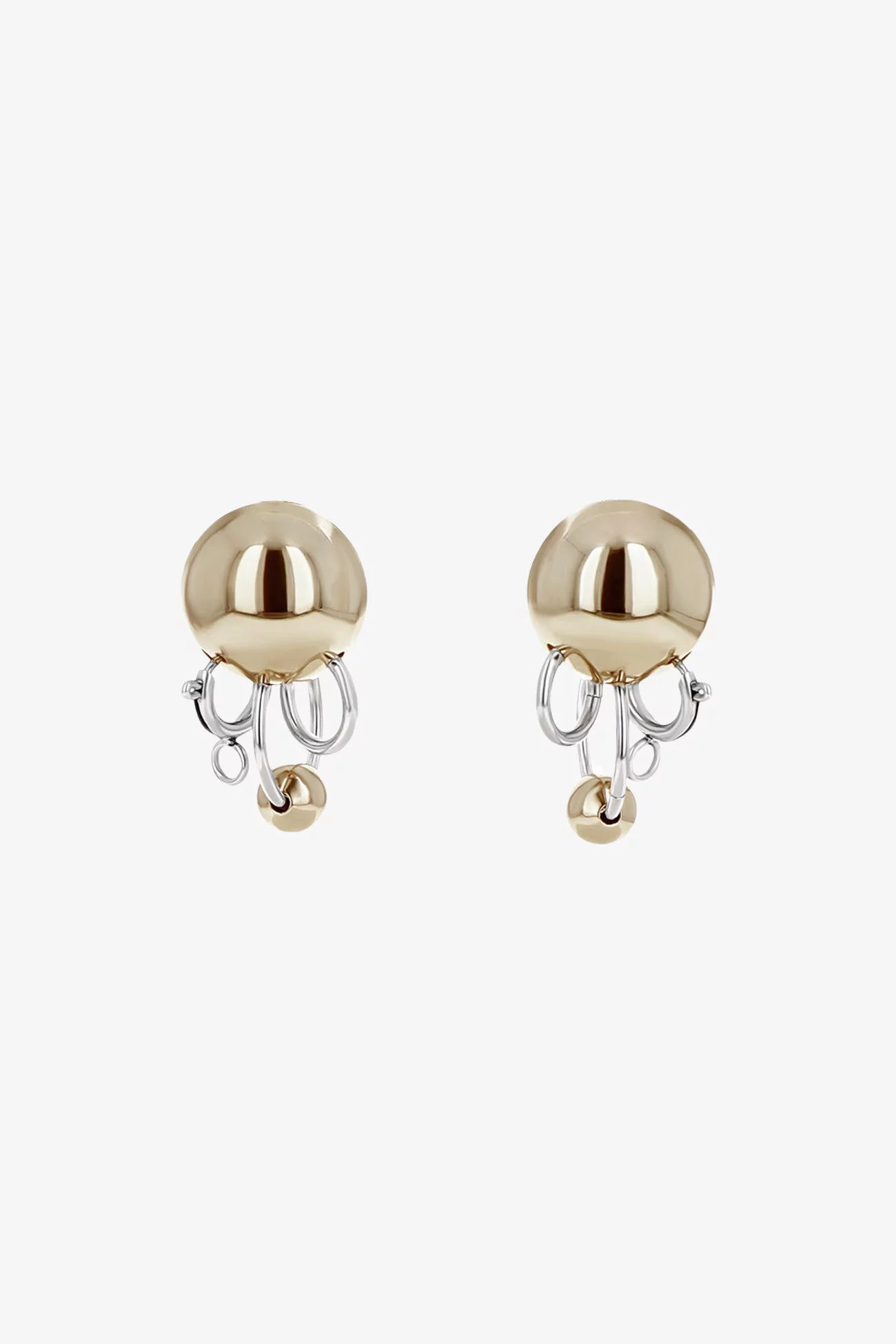 Elda Earrings Justine Clenquet – Gold/Palladium | Centre Commercial