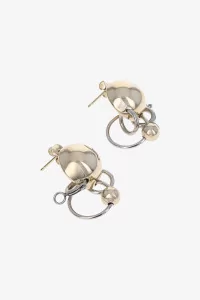 Elda Earrings Justine Clenquet – Gold/Palladium | Centre Commercial