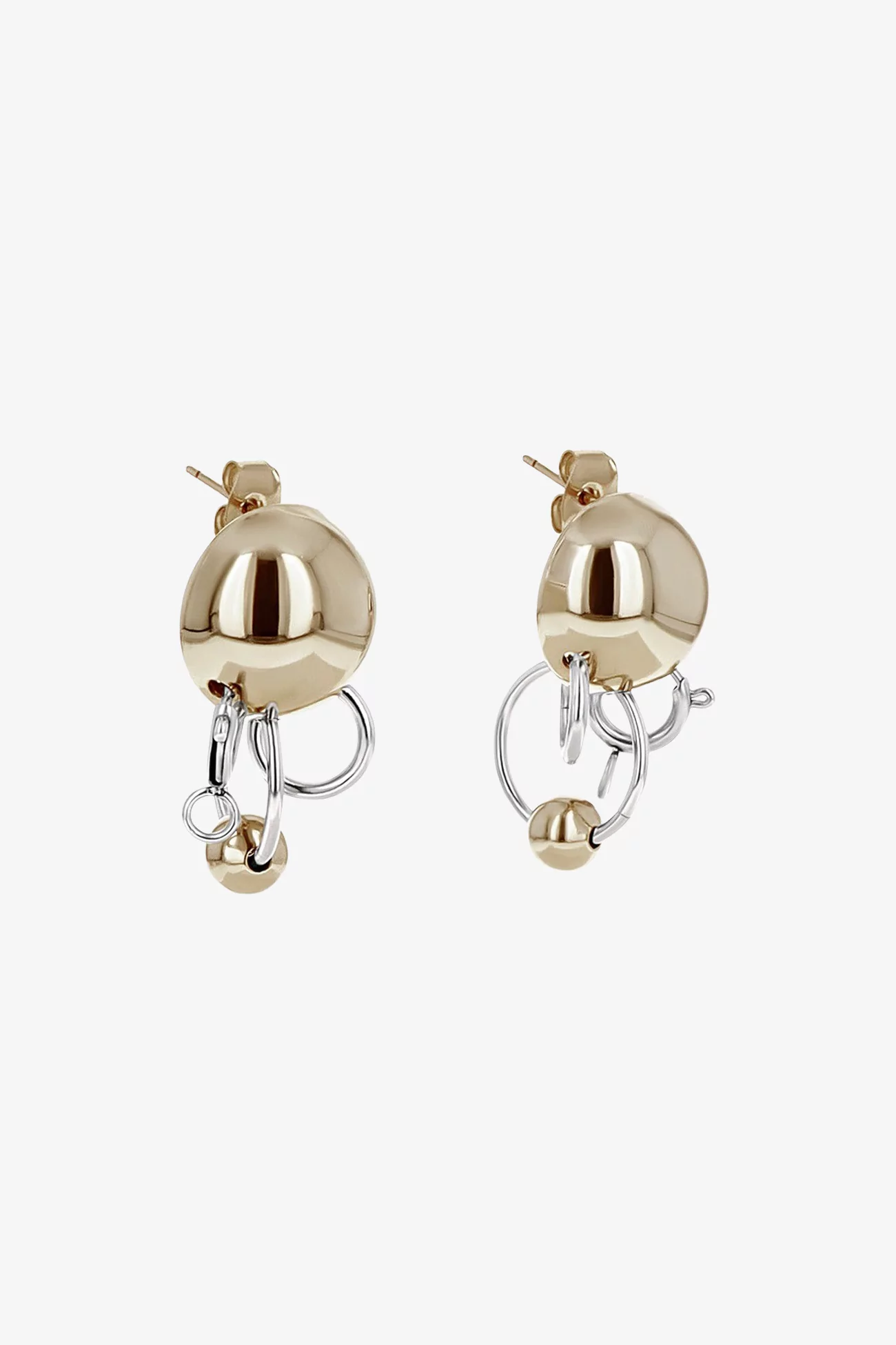 Elda Earrings Justine Clenquet – Gold/Palladium | Centre Commercial