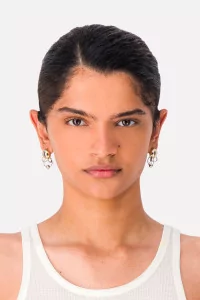 Elda Earrings Justine Clenquet – Gold/Palladium | Centre Commercial