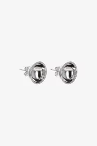 Freja Small Earrings Justine Clenquet – Palladium | Centre Commercial