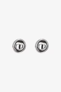 Freja Small Earrings Justine Clenquet – Palladium | Centre Commercial