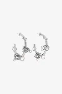 Fiona Earrings Justine Clenquet – Palladium | Centre Commercial