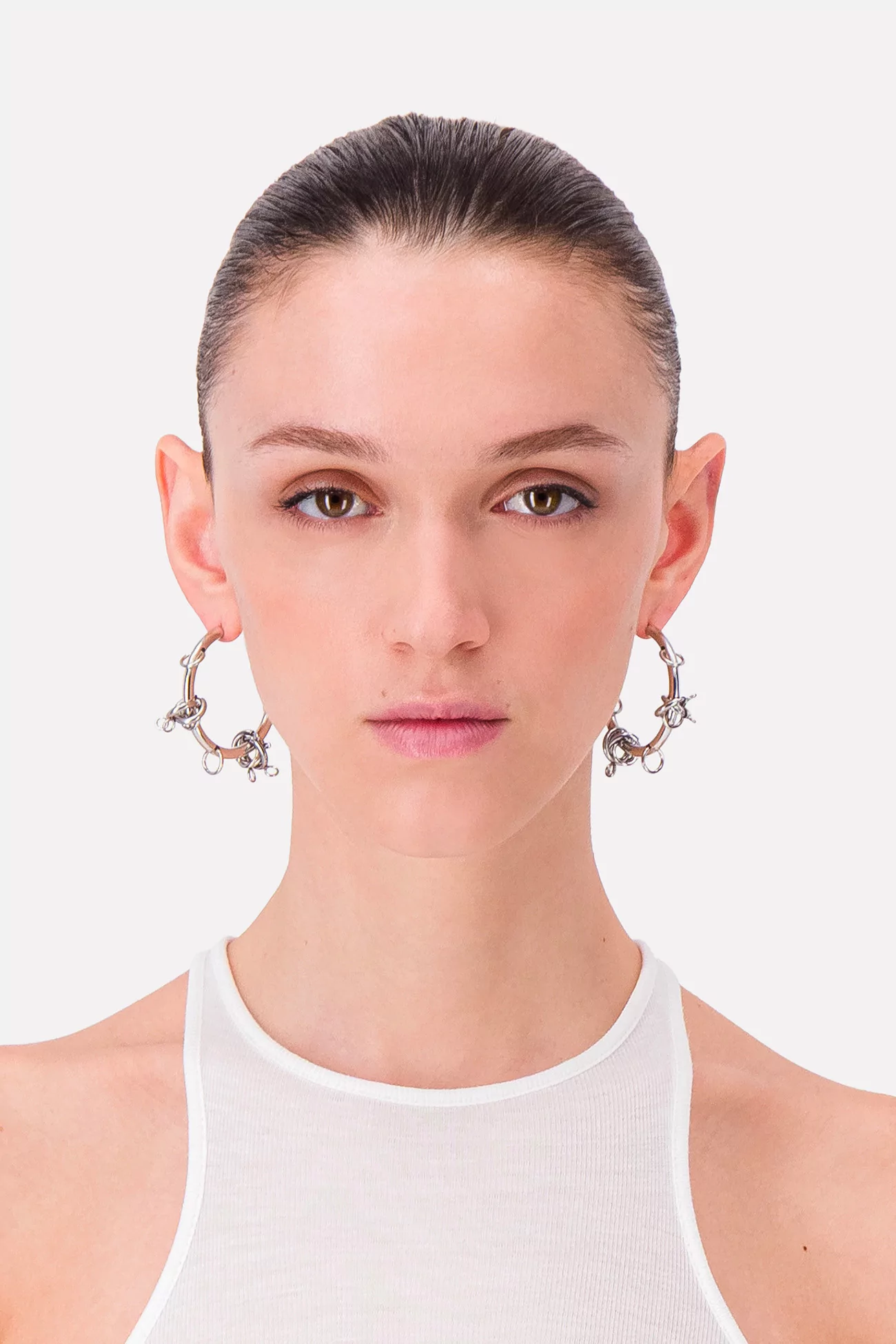 Fiona Earrings Justine Clenquet – Palladium | Centre Commercial
