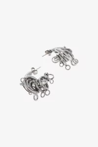 Jay Earrings Justine Clenquet – Palladium | Centre Commercial