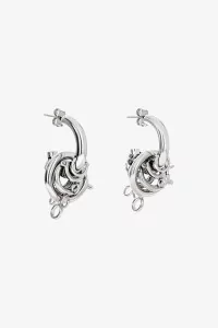 Jay Earrings Justine Clenquet – Palladium | Centre Commercial