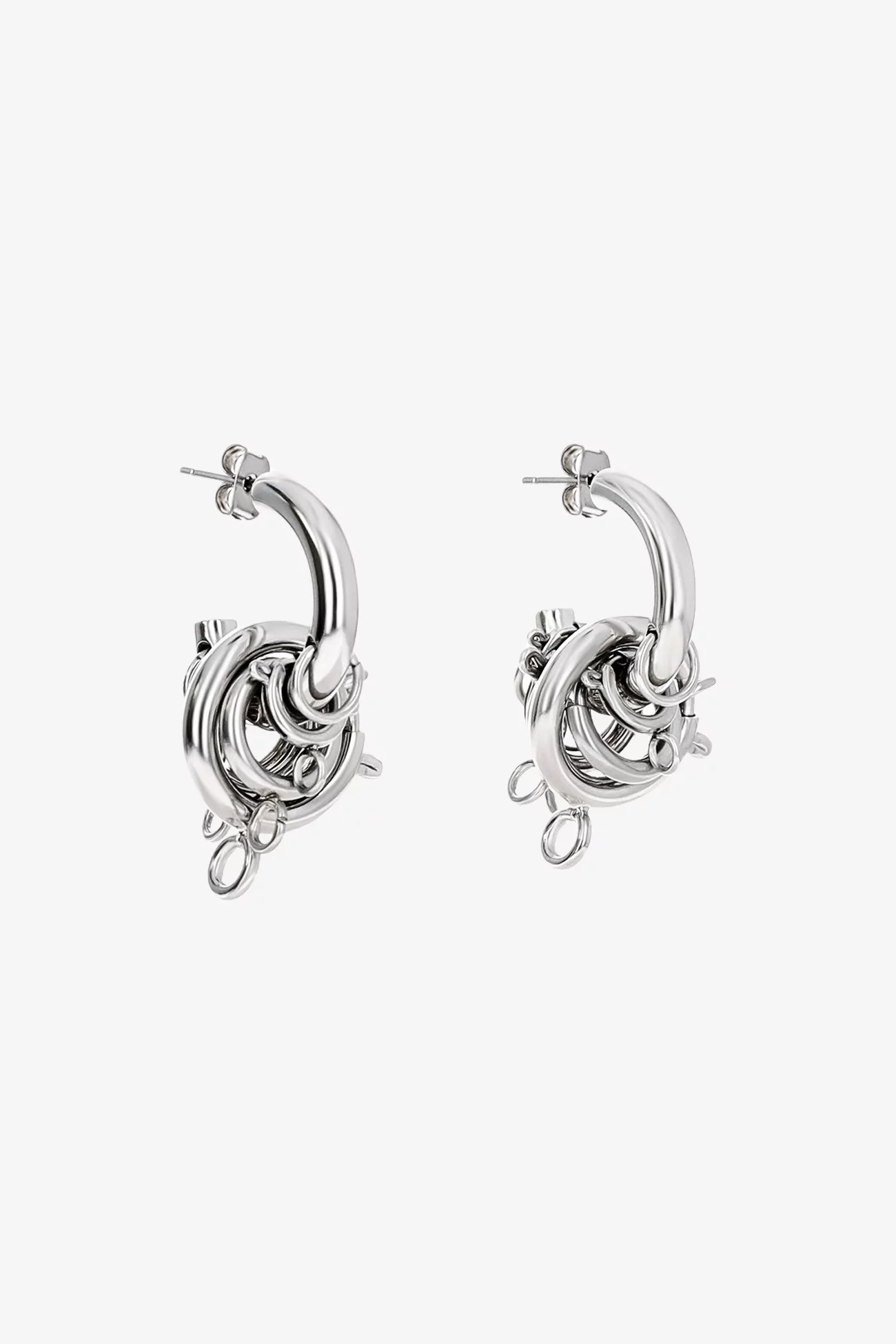 Jay Earrings Justine Clenquet – Palladium | Centre Commercial