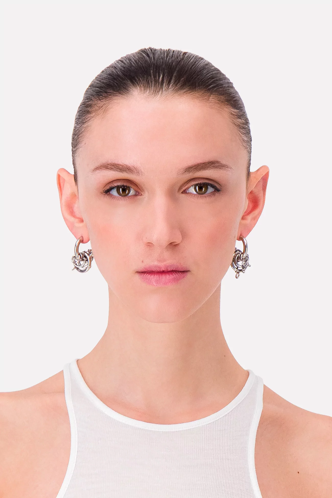 Jay Earrings Justine Clenquet – Palladium | Centre Commercial