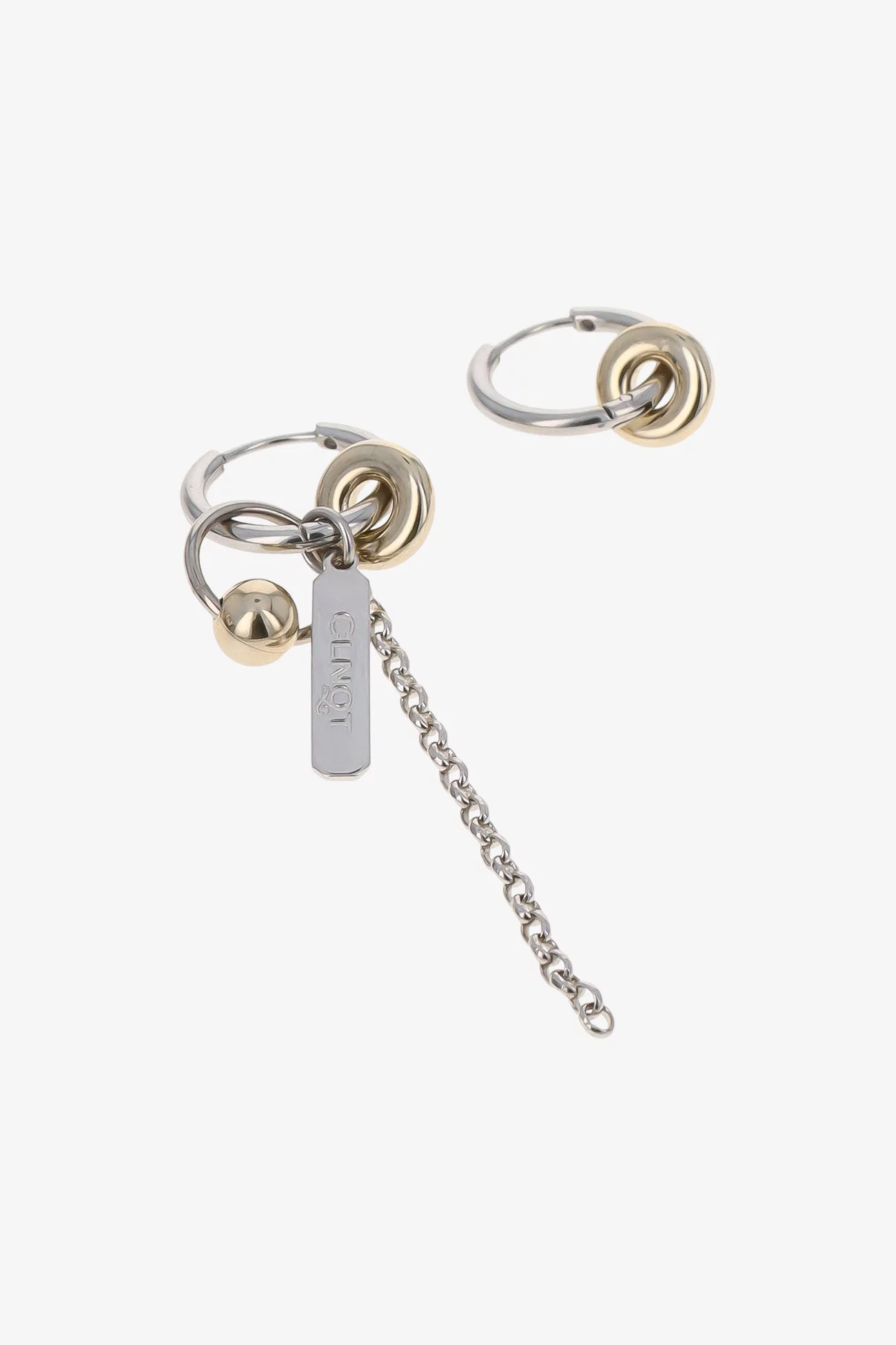 Kali Earrings Justine Clenquet – Gold/Palladium | Centre Commercial